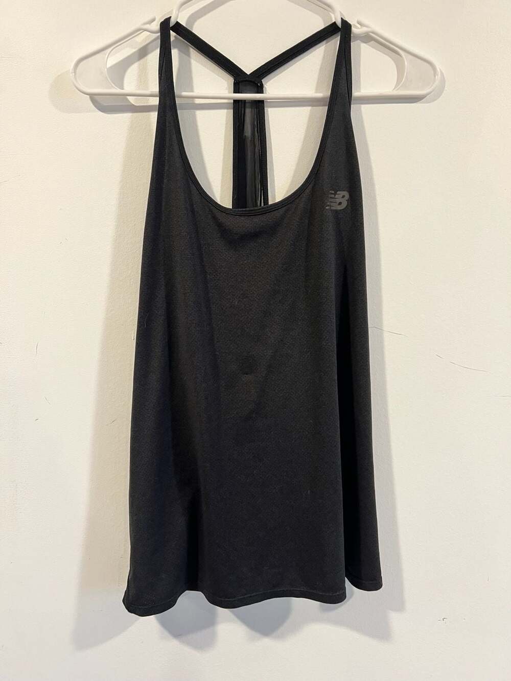 New Balance Heather Tech Black Tank – ,